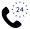 📞 آیکون تلفن تماس 24 ساعتع #1